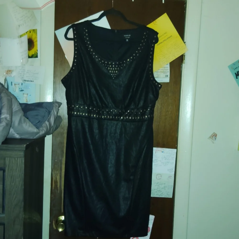 TORRID Vegan Leather Bodycon Dress - Picture 1 of 7